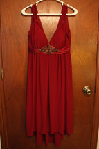 Dressbarn Burgundy Red Dress - Size 8 - $19.99