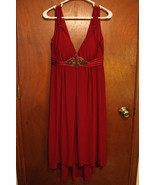 Dressbarn Burgundy Red Dress - Size 8 - $27.41 CAD