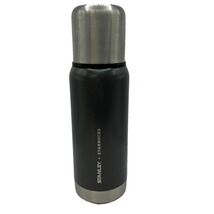 Starbucks x Stanley Travel Thermos w Lid and Stopper Screw Top Silver Gr... - $38.76
