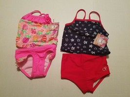 Op Girls  Infant Toddler Two Piece Swimsuits Sizes 12M 2TNWT - $7.69