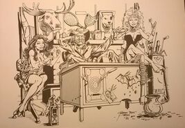 GORDON PURCELL (DC Comics' Star Trek artist) vintage 11" x 15-1/2" print... - $14.84