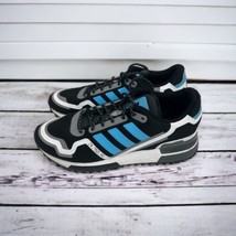Adidas EVH 791004 Low Top Athletic Shoe Sneaker Men&#39;s Sz 8.5 Black And Blue - £22.17 GBP
