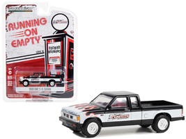 1990 GMC S-15 Sierra Pickup Truck Black and White with Flames &quot;Flowtech Exhau... - £15.78 GBP