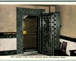Sicuro Deposito Vault Primo Nazionale Banca Hutchinson Kansas Ks Unp Wb ... - $12.24