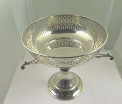 Antique Vintage 925 Sterling Silver Candy Holder Hand Made With Intricate Design - £276.63 GBP