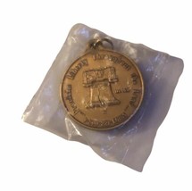 Liberty Bell Key Chain Pendant Medal Brass Proclain Liberty Throughout L... - $13.88