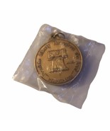 Liberty Bell Key Chain Pendant Medal Brass Proclain Liberty Throughout L... - £10.90 GBP