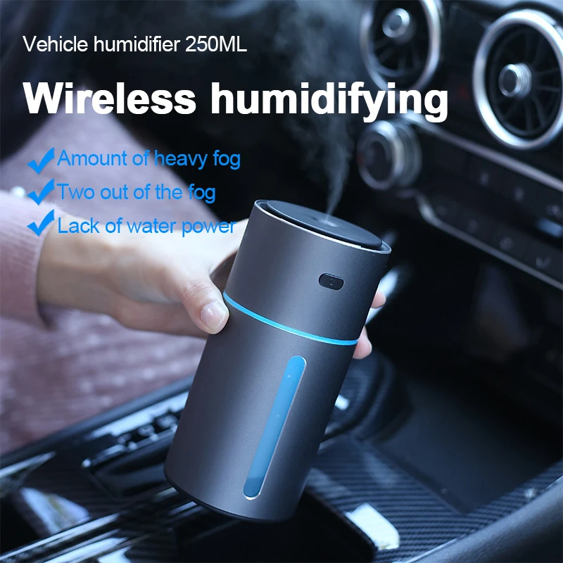 2 in 1 Car Air Humidifier Mobile Power Bank 250ML Aroma Essential Oil Diffuser - £31.28 GBP