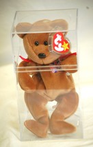 Ty Beanie Baby Britannia Teddy Bear 1997 Retired Tags Display Box Case &amp;... - £27.24 GBP