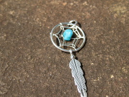 Haunted Spell Cast Dream Catcher charm pendant protect dreams and good luck - $28.00