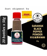 Sarawak Black Pepper Powder  Premium A1 20 bottles x 50g -fast shipment ... - £108.94 GBP
