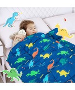 Kids Weighted Blanket 3 Lbs 36X48 Inches For 20-40 Lbs Child,Dinosaur Pr... - £25.91 GBP