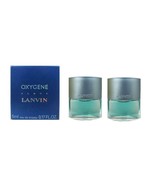 Lanvin Oxygene Homme COLOGNE Men LOT 2 X  0.17oz/ 5ML EDT Splash TRAVEL ... - $183.64 MXN