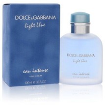 Light Blue Eau Intense by Dolce &amp; Gabbana Eau De Parfum Spray 3.3 oz for Men - £66.86 GBP