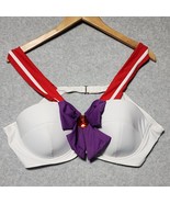 Hot Topic Sailor Moon Mars Cosplay Bikini Swimsuit Top Size 3XL XXXL - $24.18