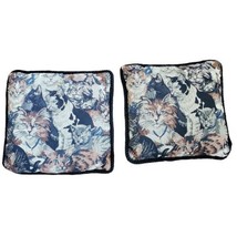 Vintage 90s Cat Kitty Face Tapestry Throw Pillows Set Of 2 12x13 - £37.27 GBP