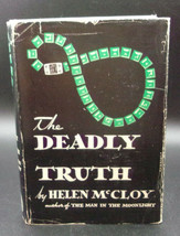 Helen McCloy THE DEADLY TRUTH Vintage 1941 Grosset &amp; Dunlap Detective Novel  - £46.00 GBP