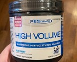 PEScience High Volume Stim Free Pre-Workout Blue Frost Ex 6/24 READ - $26.65