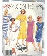 McCALL&#39;S PATTERN 3176 SIZE 8 MISSES&#39; TUNIC &amp; SKIRT - £2.36 GBP