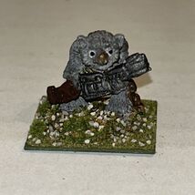 Ral Partha Warhammer Metal Painted Miniature Animal Warrior Mouse Badger... - $18.78