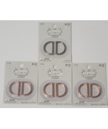 Sewology 2 D-Rings 1&quot; 3 Rose Gold 1 Silver Total Craft Supplies Lot of 4... - $13.99