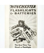 1930 Winchester Flashlight &amp; Batteries Advertisement New Haven Conn DWJJ19 - $19.99