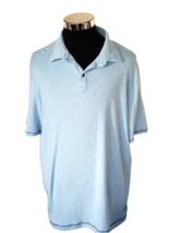 Nat Nast Polo Shirt Mens Size XXL Blue Casual Golf  Activewear Poly Cotton Blend - £12.37 GBP