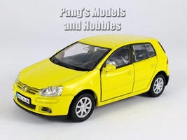 4.5 Inch 2003 VW Golf V Mk.V Rabbit 1/36 Scale Diecast Model by Welly - Yellow - £13.19 GBP