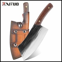 Forged Kitchen Chef Knife Traditional Handmade Clip Steel Slicing Meat - £54.83 GBP+