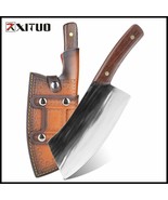 Forged Kitchen Chef Knife Traditional Handmade Clip Steel Slicing Meat - £53.83 GBP+