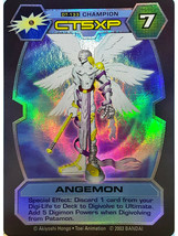 Bandai Digimon D-Tector Series 4 Holographic Trading Card Game Angemon - £31.33 GBP