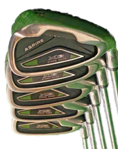 Aspire Golf X3 Speed Zone Iron Set 6-PW Stiff Steel Factory Grips Men&#39;s ... - $55.89