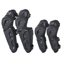 Scoyco 4Pcs Knee-and-Shin Guards Elbow Guards Anti-slip for Men 2 in 1 P... - £149.45 GBP
