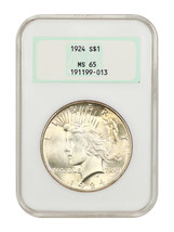 1924 $1 NGC MS65 (OH) - £201.17 GBP