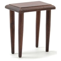 Lamp or Side Table t6397 Wood Walnut Town Square Dollhouse Miniature - £5.18 GBP