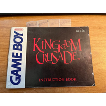 Kingdom Crusade Nintendo Game Boy Instruction Manual Booklet ONLY - £10.50 GBP