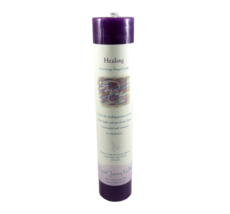 HEALING - Crystal Journey Reiki Charged Herbal Magic 7&quot; Pillar Candle - $14.36