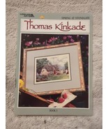 Leisure Art Spring at Stonegate Thomas Kinkade Cross Stitch Pattern Char... - $7.59