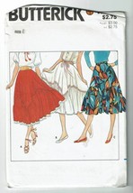 Butterick Sewing Pattern 4212 Skirt Flared Misses Size 8 - $8.06