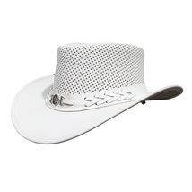 Cool Breeze White Leather Rodeo Hat - £154.23 GBP