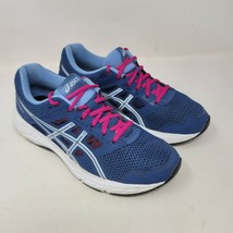Asics Gel Contend 5 Womens Size 7.5 Athletic Shoes Blue Sneakers 1012A234 - £21.47 GBP