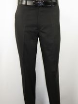 Men Stacy Adams Linen 2pc Walking Leisure Suit Shirt pants set 3510 Black image 3