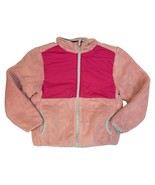 Member&#39;s Mark Full-Zip Fleece Reversible Jacket Pink/Pink Girls Sz XL 14... - $19.65