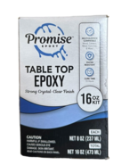 Epoxy Resin Promise Table Top 2Part 16oz High Gloss 8oz Resin + 8oz Gal ... - £15.76 GBP