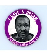 I have a dream Pinback 3 1/2&quot; Dr Martin Luther King - $459.15 MXN