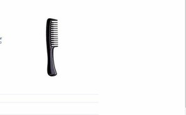 HAIRART Wide Tooth Rake Comb  6807 - $10.89