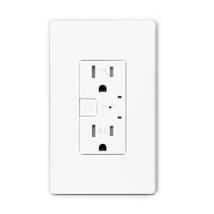 Smart Wall Outlet, Smart Wireless Tamper Resistant Outlet, No Hub Required. - $44.97