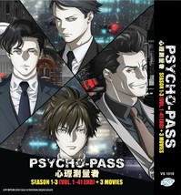 Anime DVD Psycho-Pass Season 1-3 (Vol. 1 -41 End) + 3 Movies Collections - £23.73 GBP