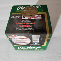 NEW &amp; SEALED 2001 World Series Rawlings ROMLB Baseball Logo #1 w/Original Box - £39.32 GBP