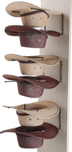 Taozun Cowboy Hat Rack - 6 Pieces Cowboy Hat Holder DIY Hat Hangers for Wall Hat - £21.57 GBP